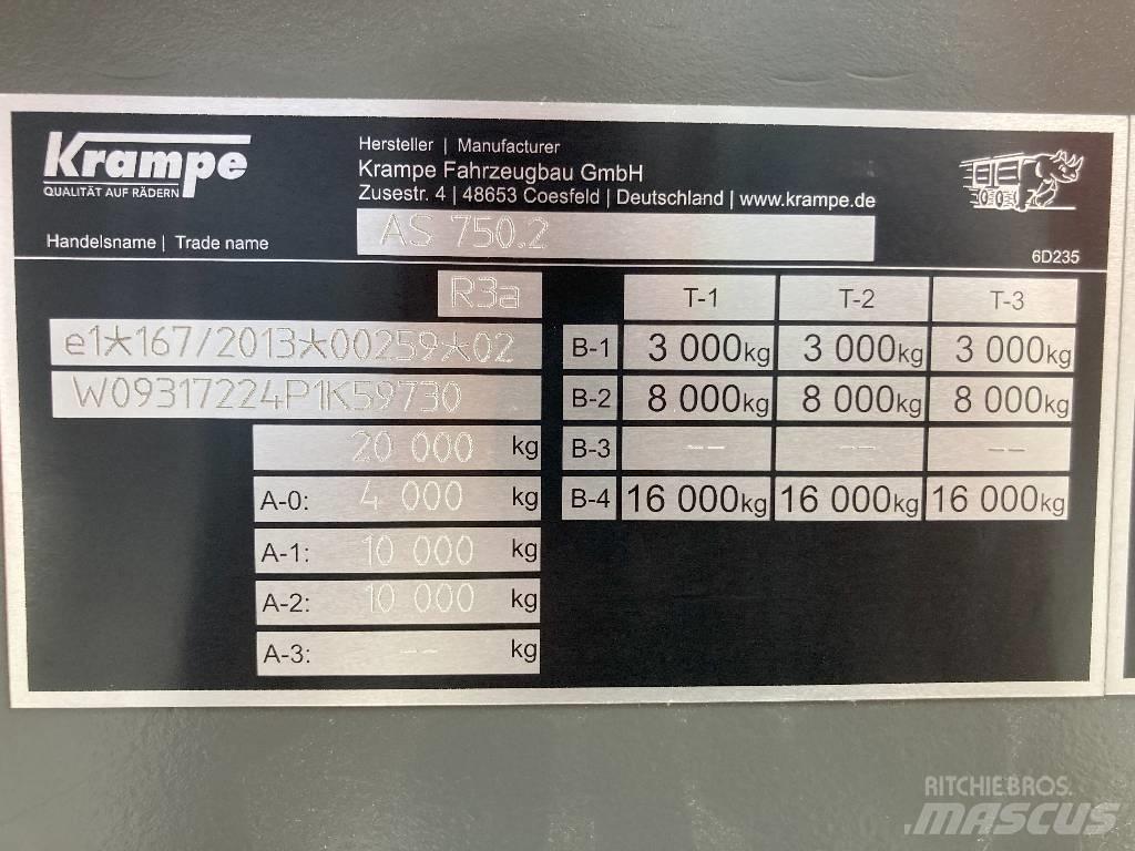 Krampe RamBody 750 Remolques de forraje