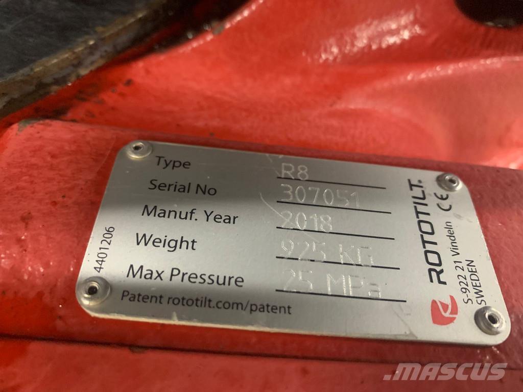 Rototilt R8 Conectores rápidos