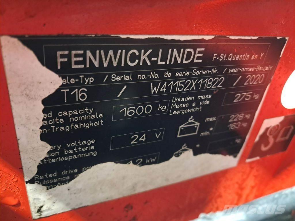 Linde T16 Montacargas de baja elevación