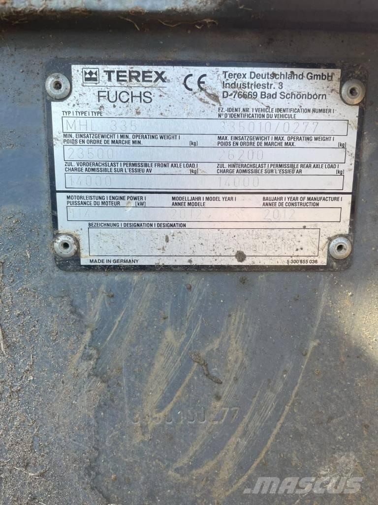 Fuchs MHL 335 Manejadores de residuos industriales