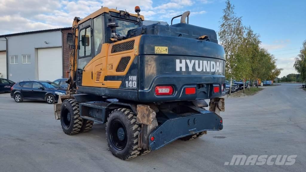 Hyundai HW 140 Excavadoras de ruedas