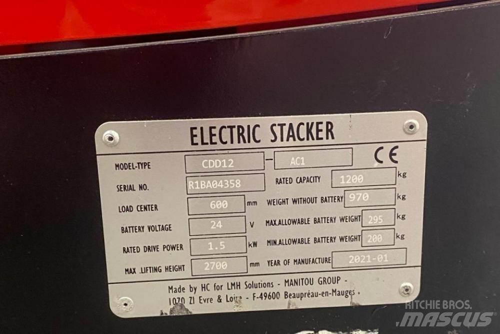 Manitou CDD12 AC1 Apiladoras eléctricos