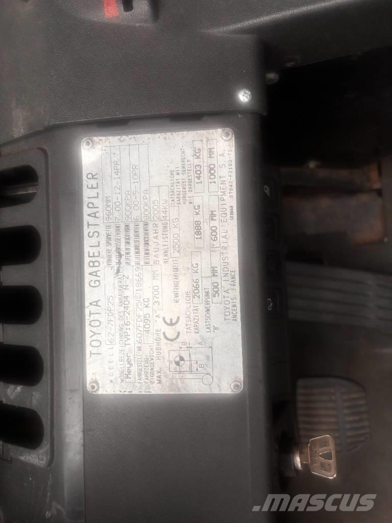 Toyota 62-7 FDF 25 Camiones diesel