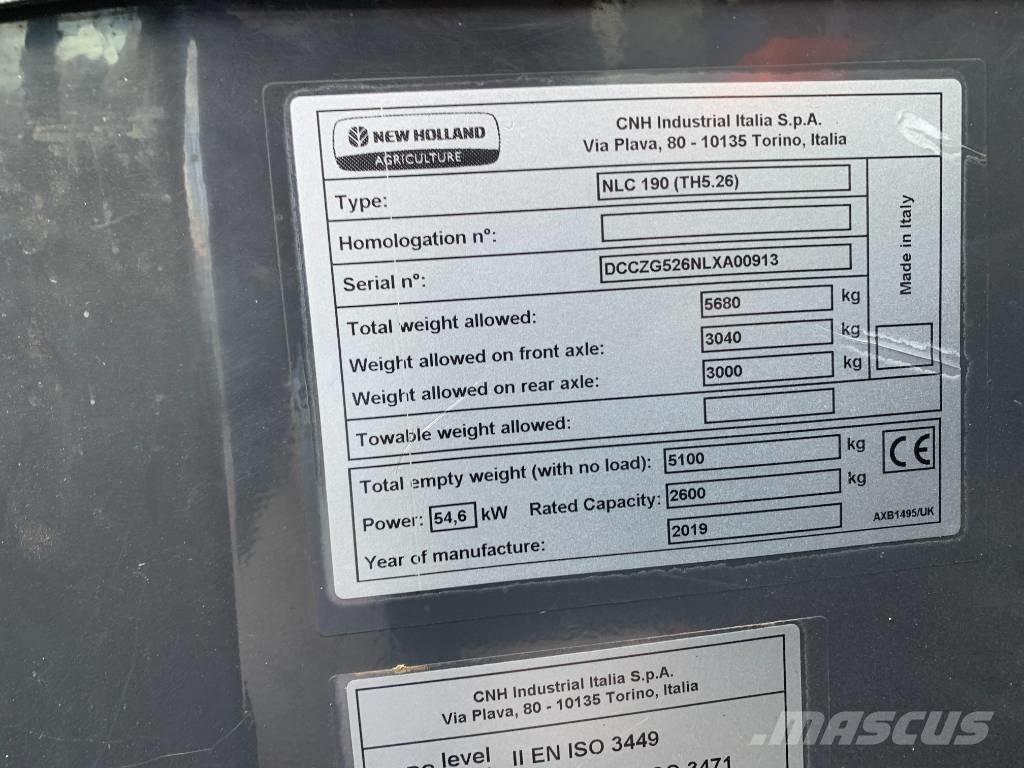 New Holland TH5.26 Carretillas telescópicas
