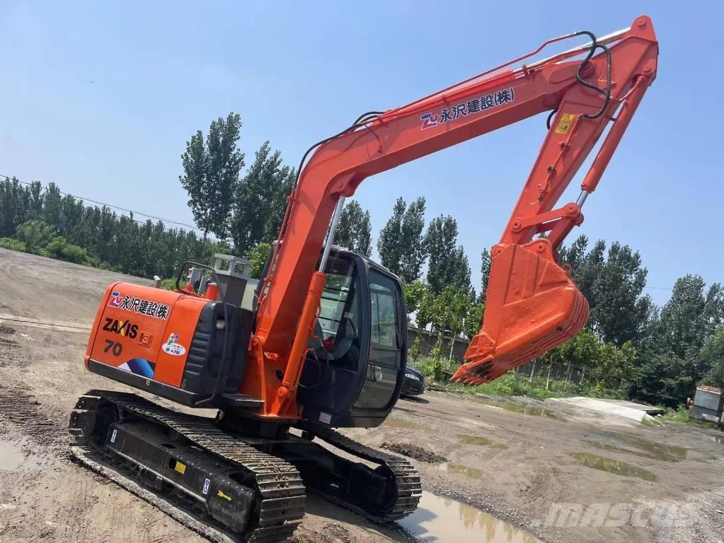 Hitachi ZX70 Excavadoras sobre orugas