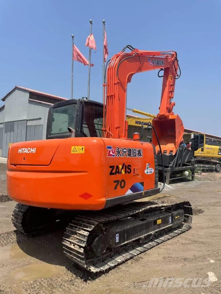 Hitachi ZX70 Excavadoras sobre orugas