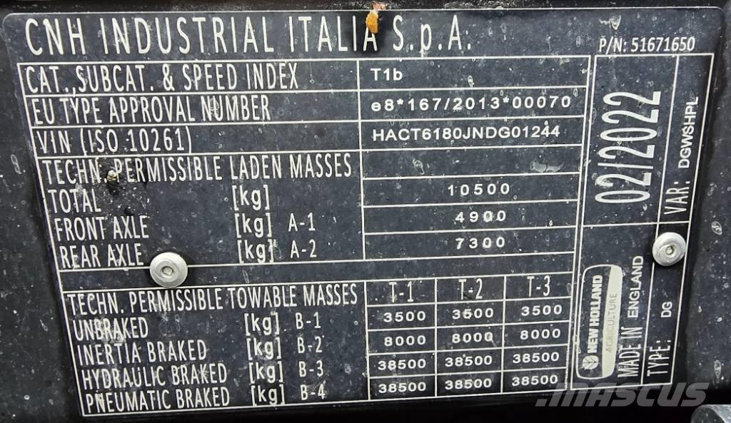 New Holland T 6.180 Tractores