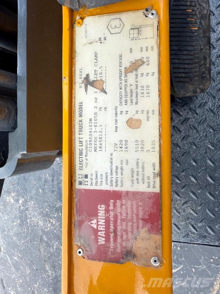 Hyster E3.00XL Carretillas de horquilla eléctrica
