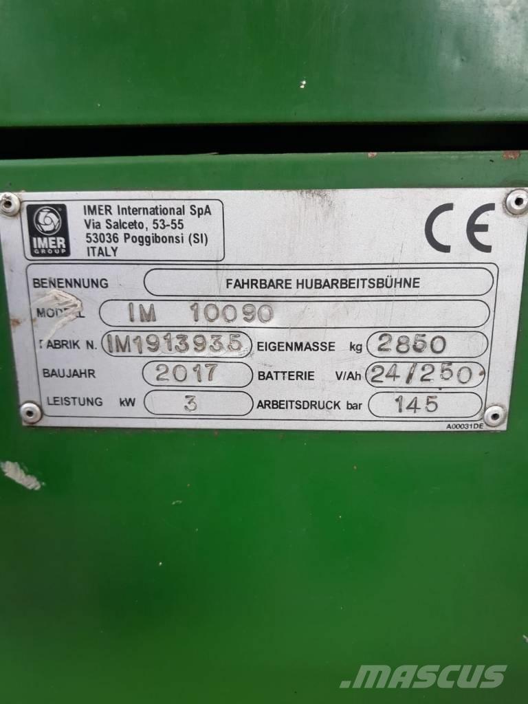 Imer IM 10090 Plataformas tijera