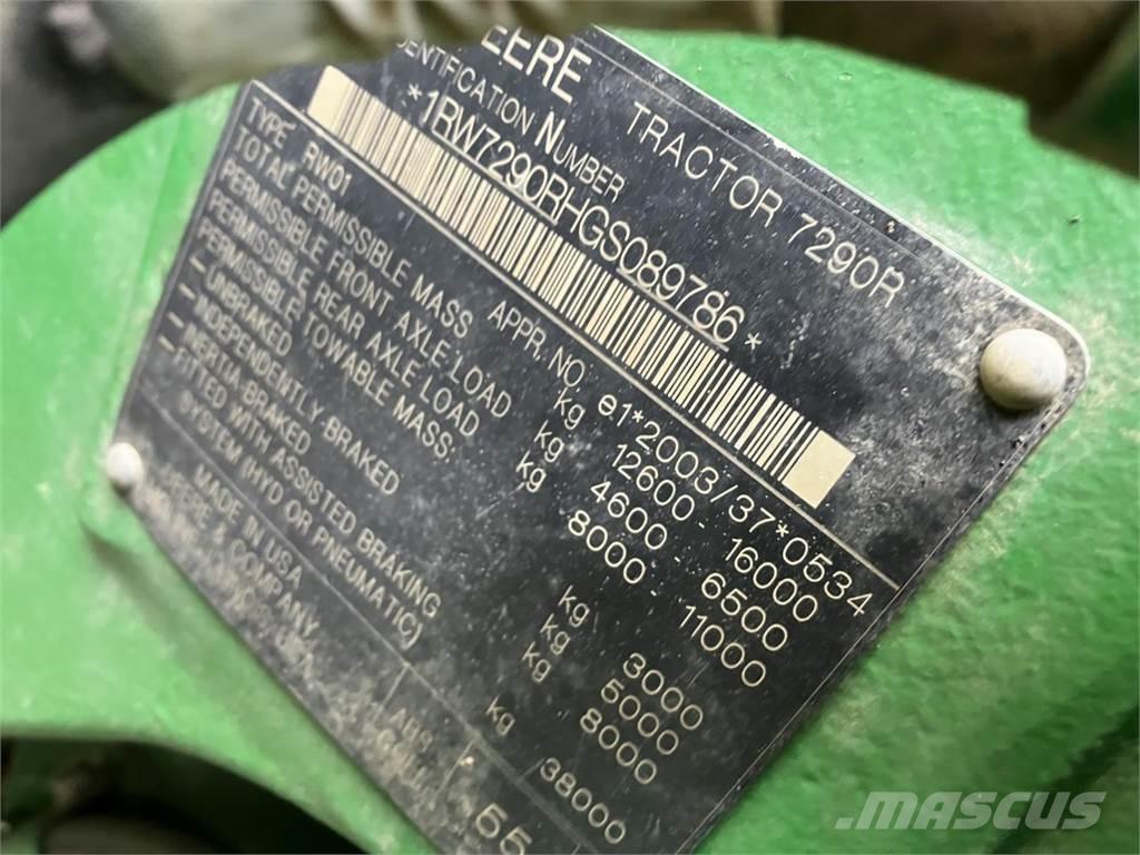 John Deere 7290R Tractores