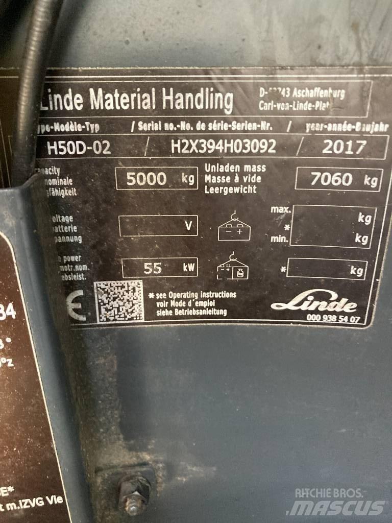 Linde H50D/394 Camiones diesel