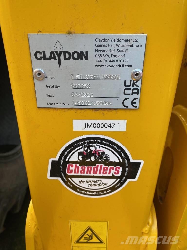 Claydon 7.5M HARROW Gradas