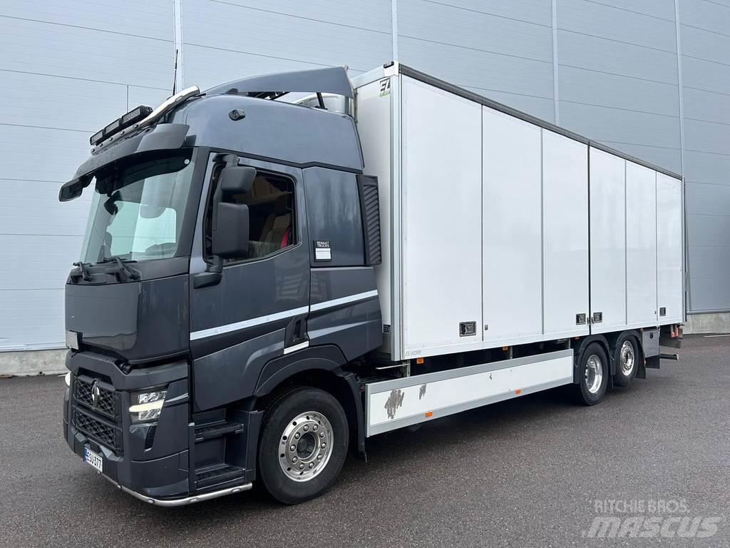 Renault T Camiones con caja de remolque