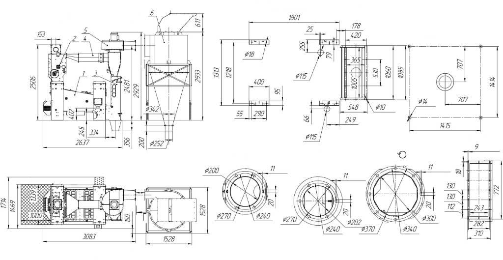 EL GRAIN SVR-15/2 Equipos para limpieza del grano