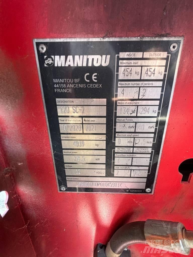 Manitou SC 120 Plataformas tijera