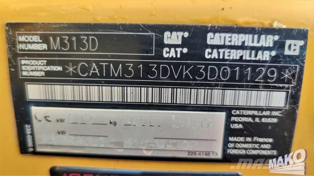 CAT M 313 D Excavadoras de ruedas
