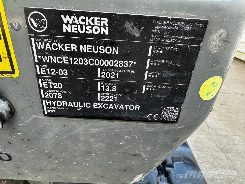 Wacker Neuson ET 20 Miniexcavadoras