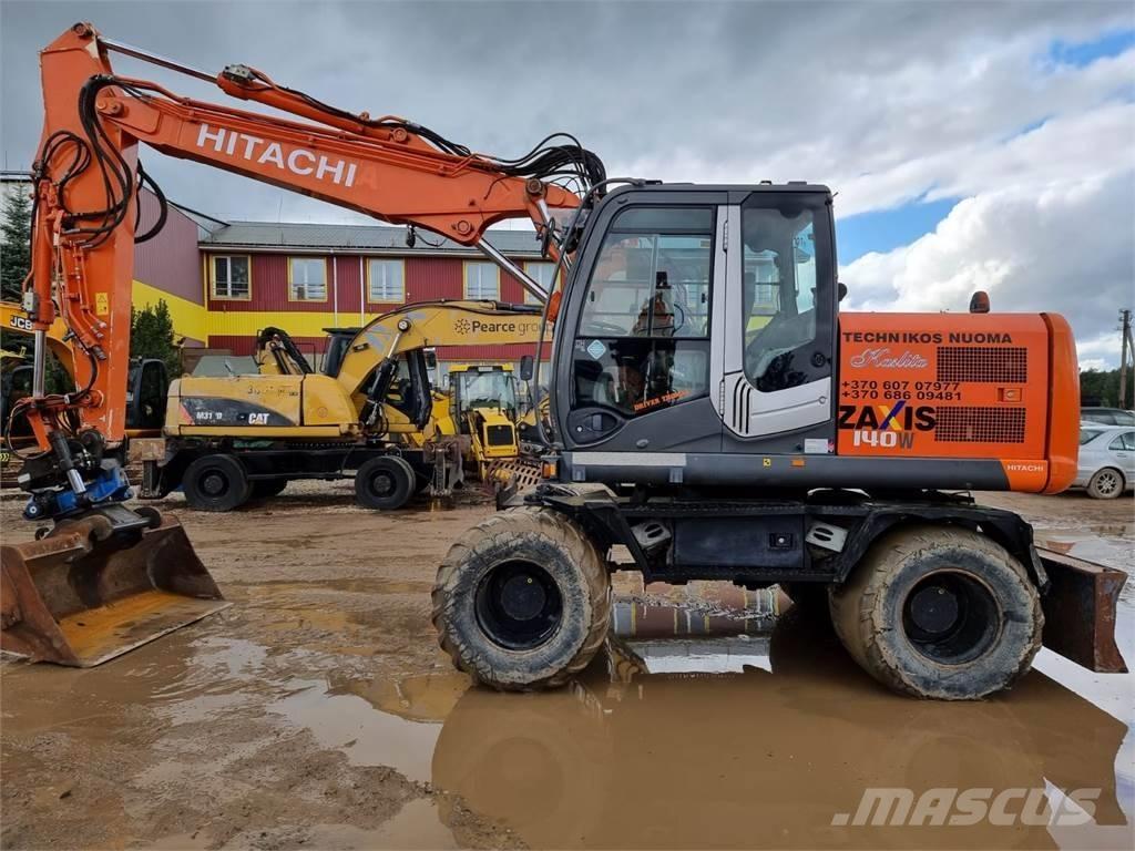 Hitachi ZX 140 W-3 Excavadoras de ruedas