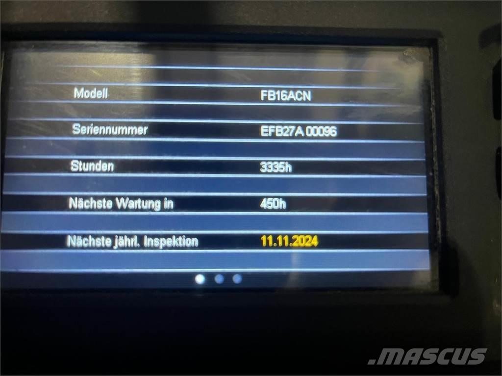 Mitsubishi FB16ACN Carretillas de horquilla eléctrica