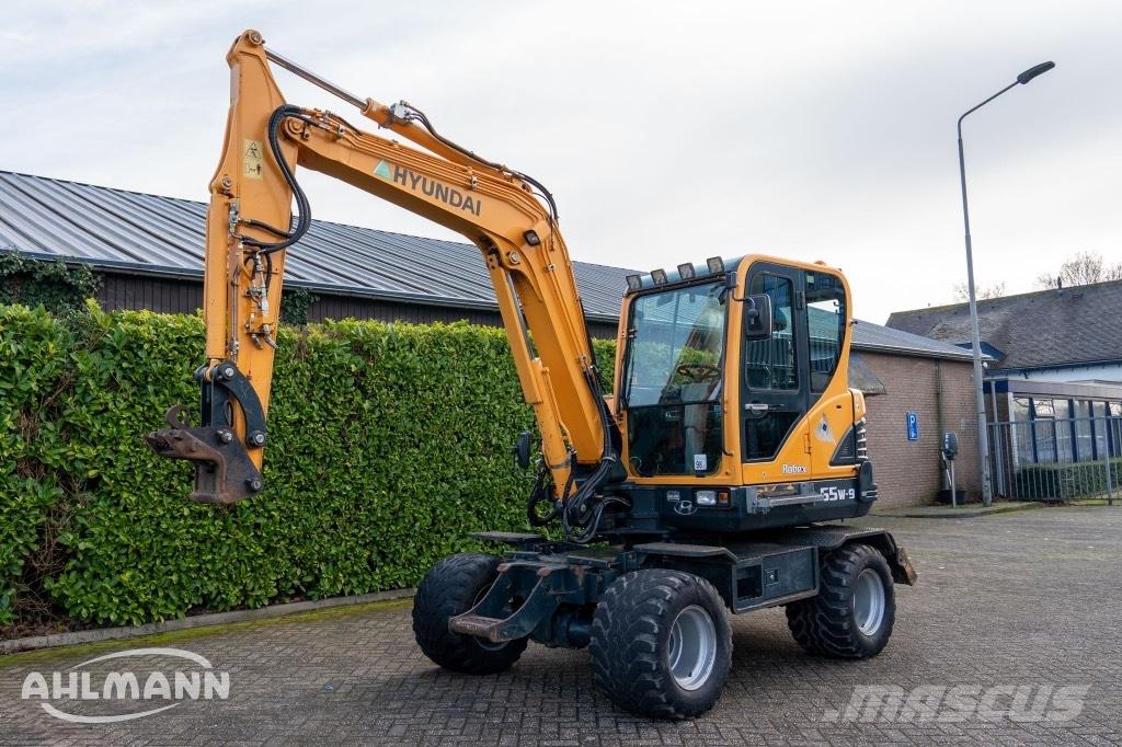 Hyundai R55W-9A Excavadoras de ruedas