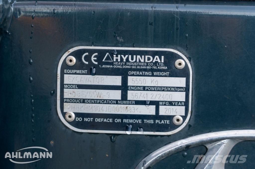 Hyundai R55W-9A Excavadoras de ruedas