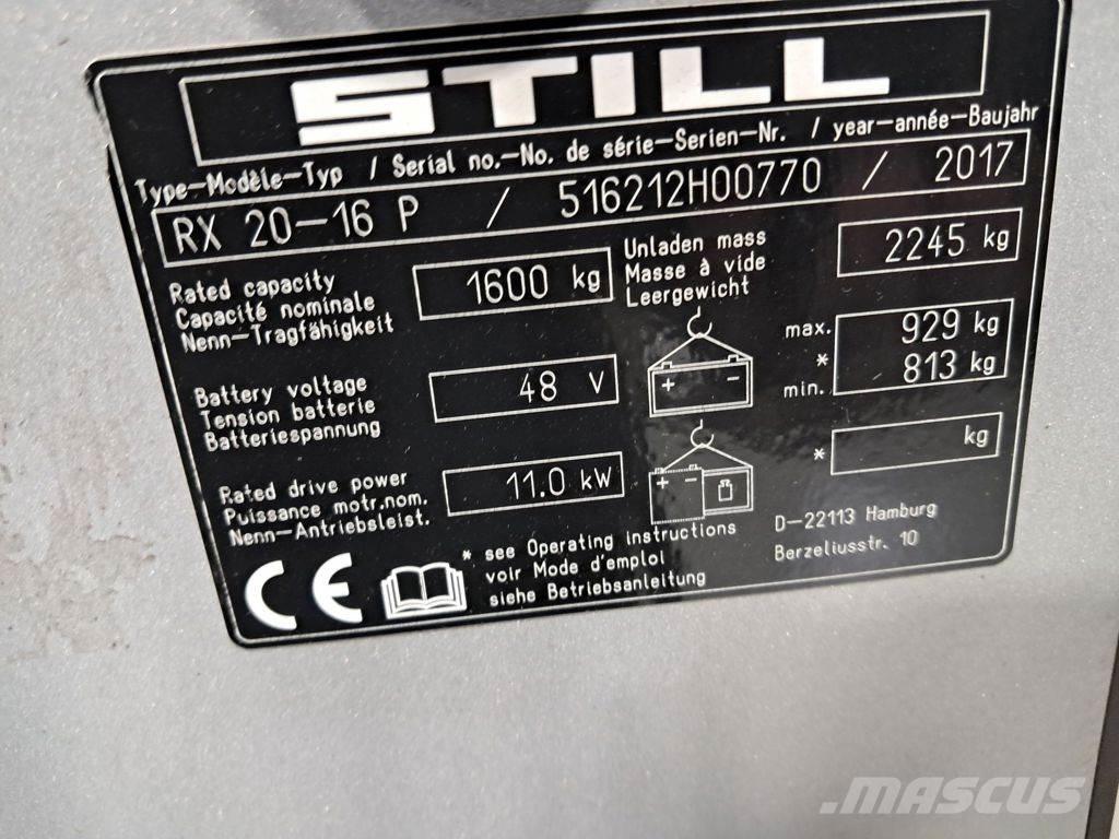 Still RX 20-16 P Carretillas de horquilla eléctrica