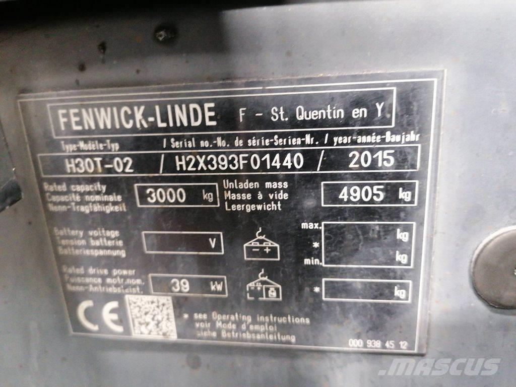 Linde H30T-02 Camiones LPG