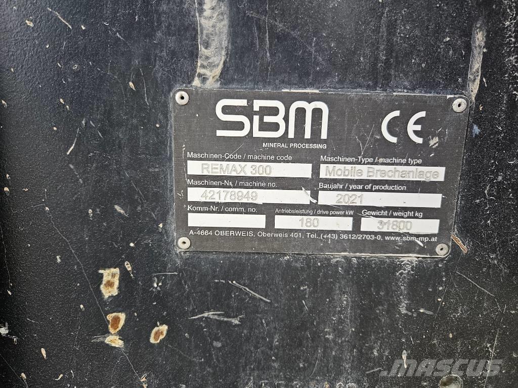 SBM Remax 300 Trituradoras móviles