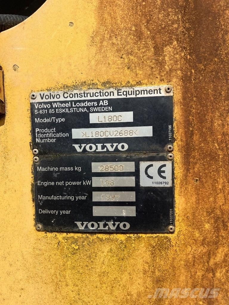 Volvo L180c Cargadoras sobre ruedas