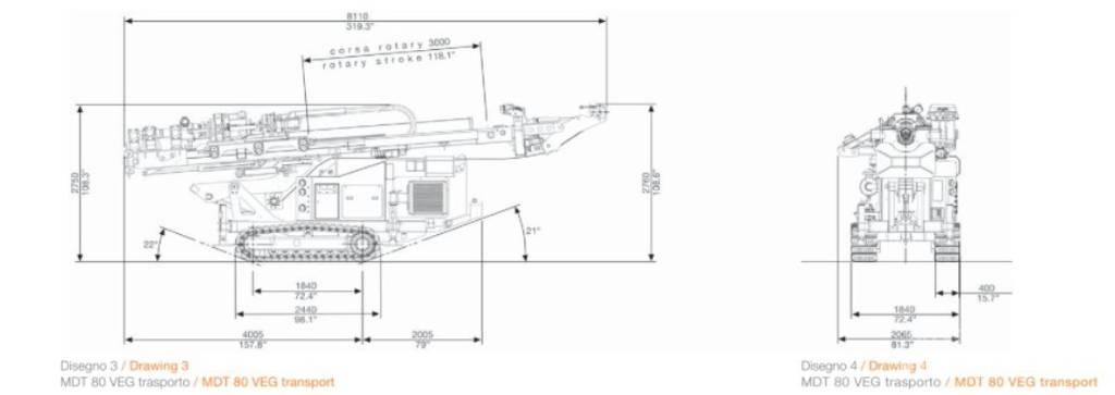  MDT 80 VEG Taladros pesados