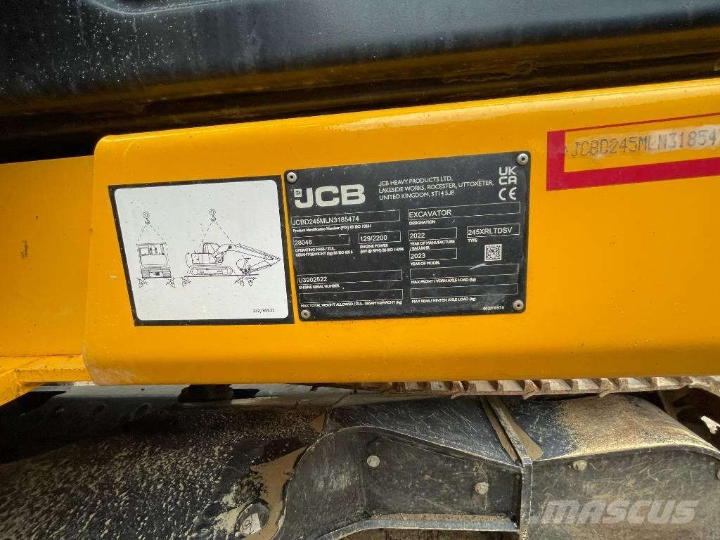 JCB 245 XR Excavadoras sobre orugas