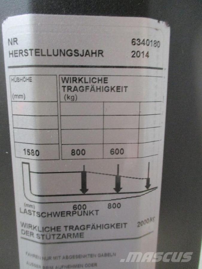 BT SWE 080L Montacargas manual