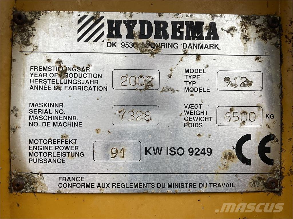 Hydrema 912 Vehículos compactos de volteo