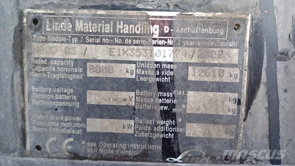 Linde H80D-03 Camiones diesel