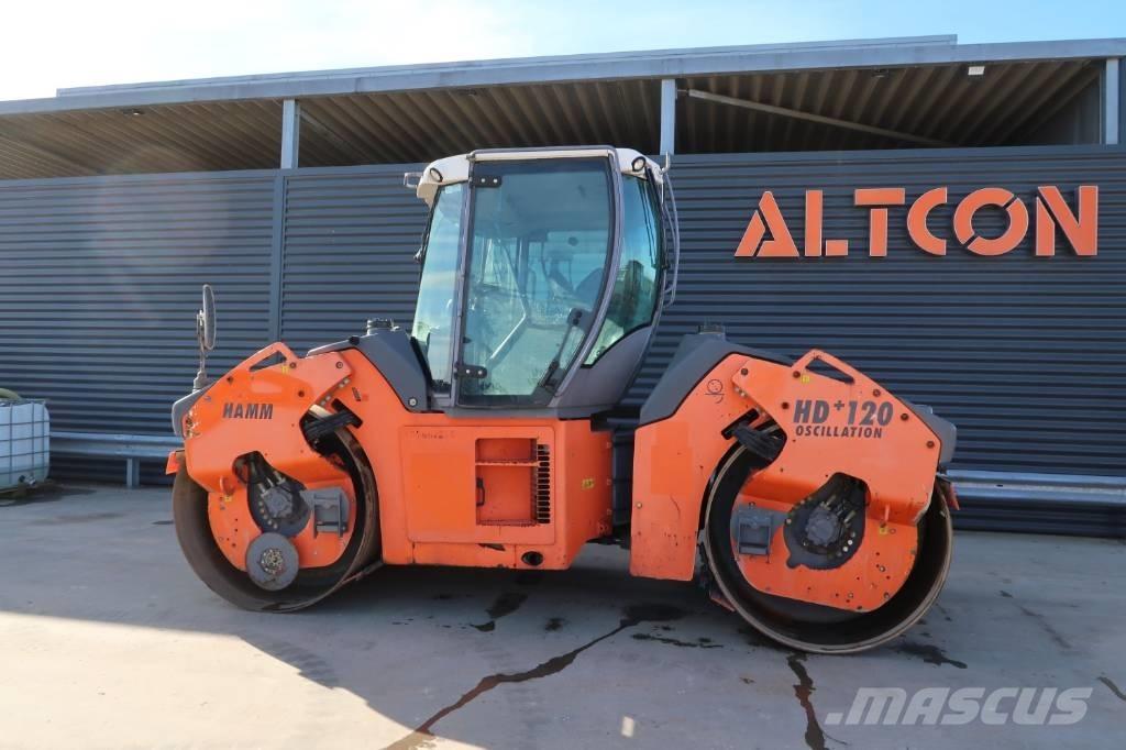 Hamm HD+ 120 VO Rodillos de doble tambor