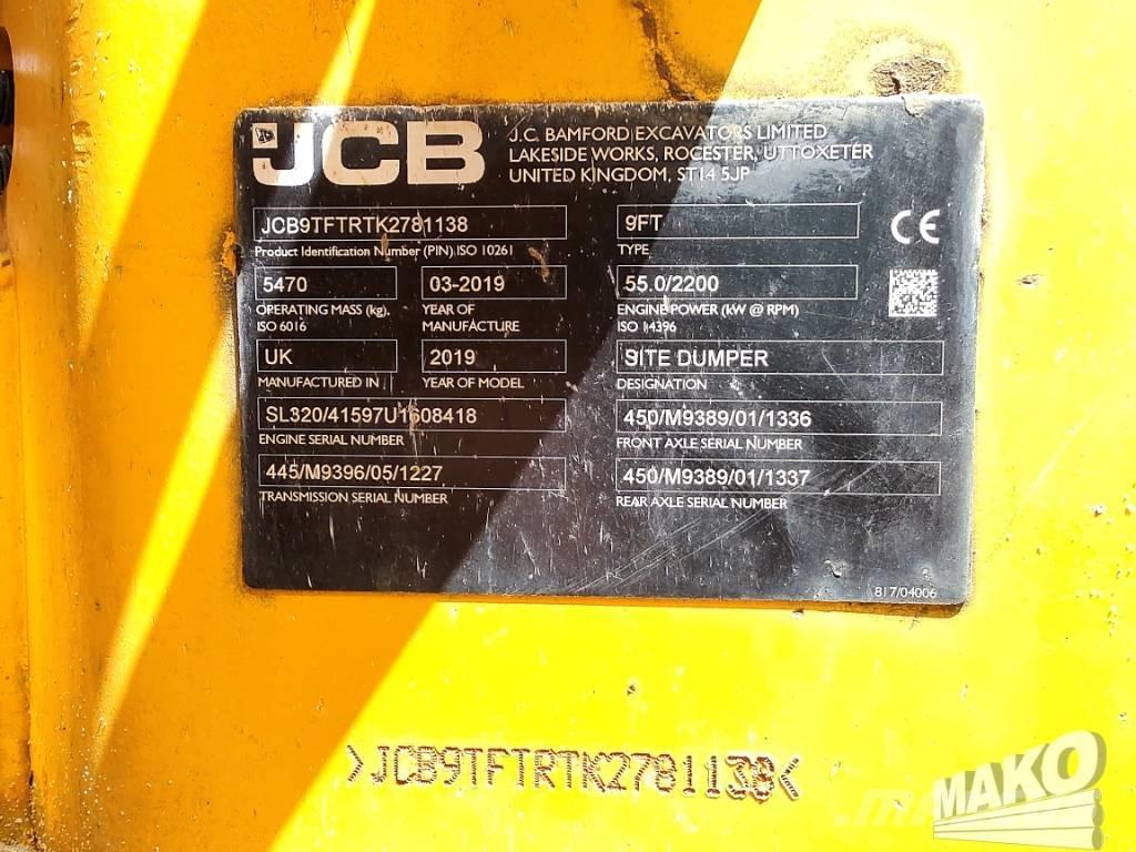 JCB 9TFT Vehículos compactos de volteo
