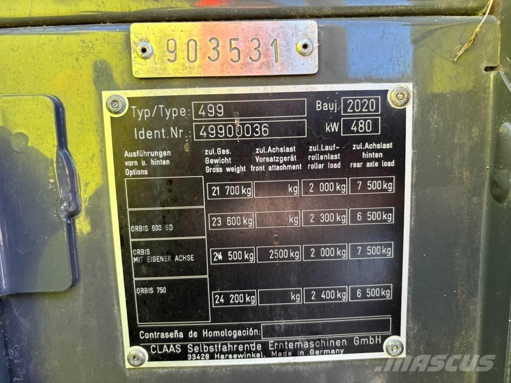 CLAAS Jaguar 960 4WD Cosechadoras de forraje autopropulsadas