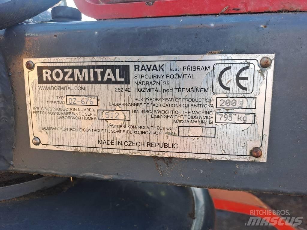 Rozmital OZ 676 Rastrilladoras y rastrilladoras giratorias