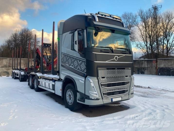 Volvo FH 500 Grúas para madera