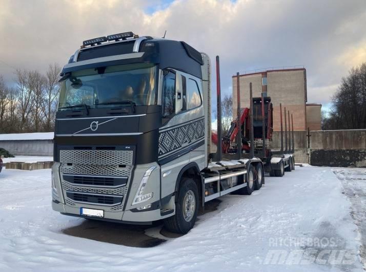 Volvo FH 500 Grúas para madera