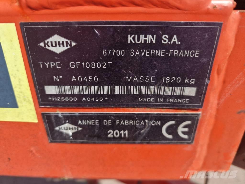 Kuhn GF 10802 T Rastrilladoras y rastrilladoras giratorias