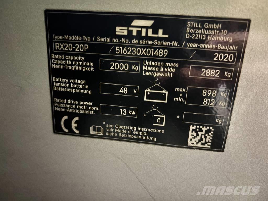 Still RX 20-20 P Carretillas de horquilla eléctrica