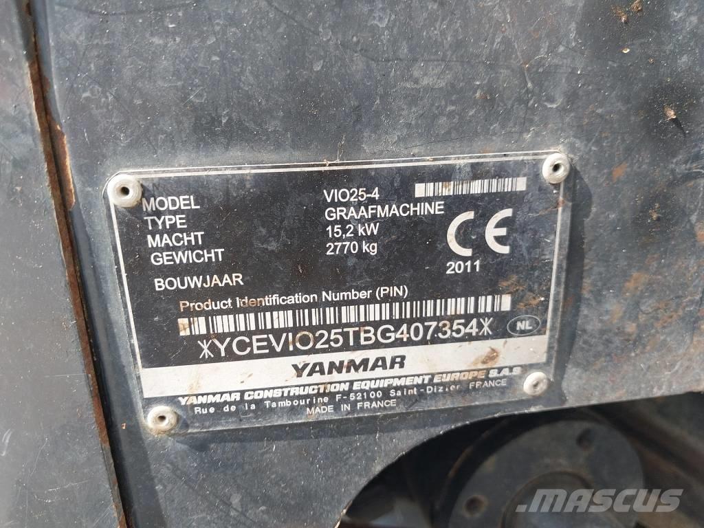 Yanmar Vio 25-4 Miniexcavadoras