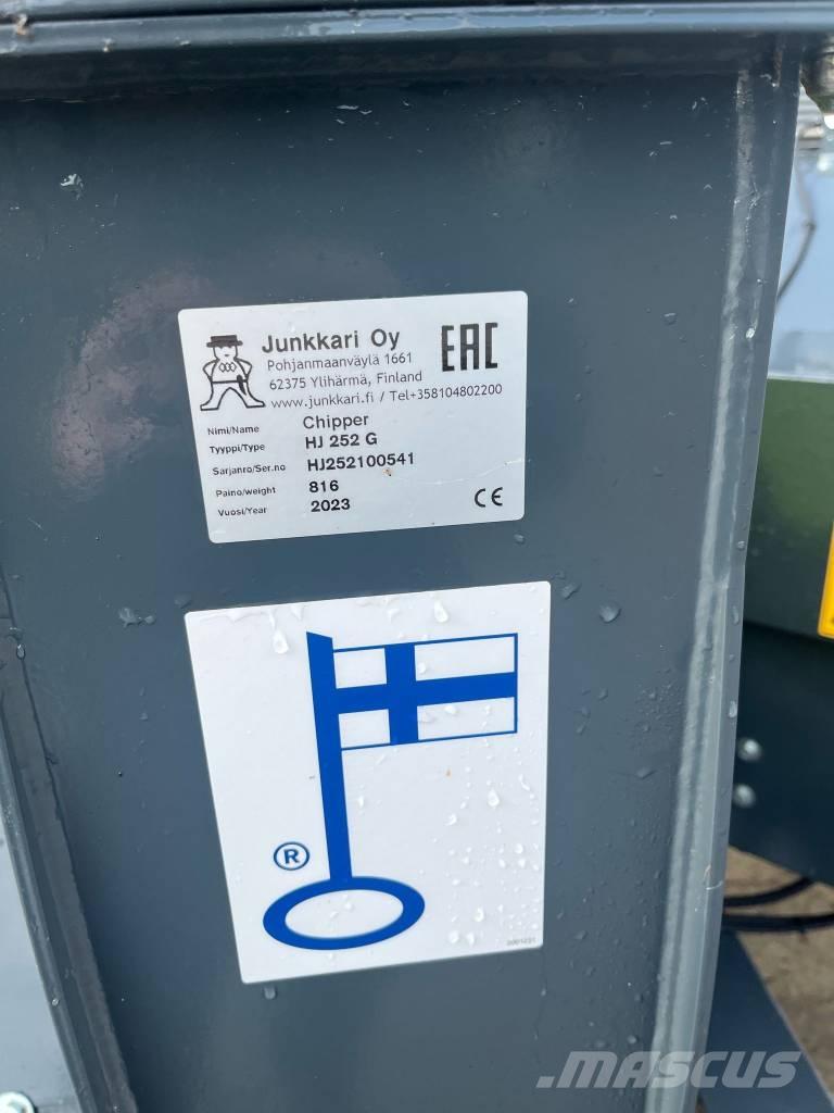 Junkkari HJ 252 G Trituradoras de madera