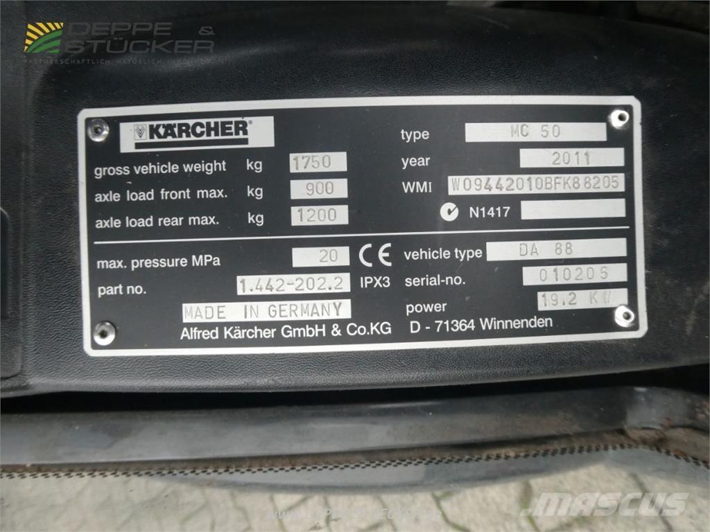 Kärcher MC 50 Barredoras