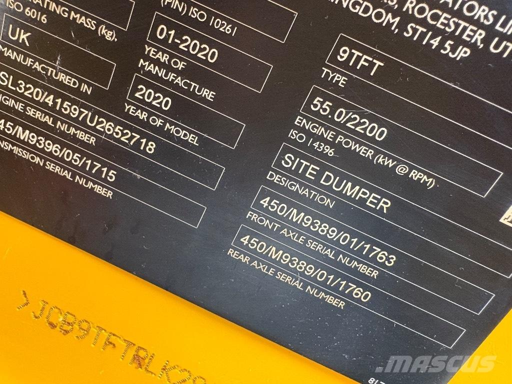 JCB 9TFT Vehículos compactos de volteo