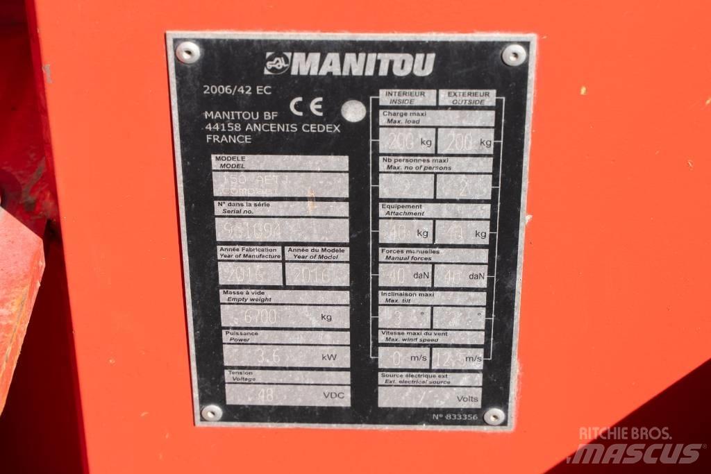 Manitou AETJ 150 Plataformas con brazo de elevación manual