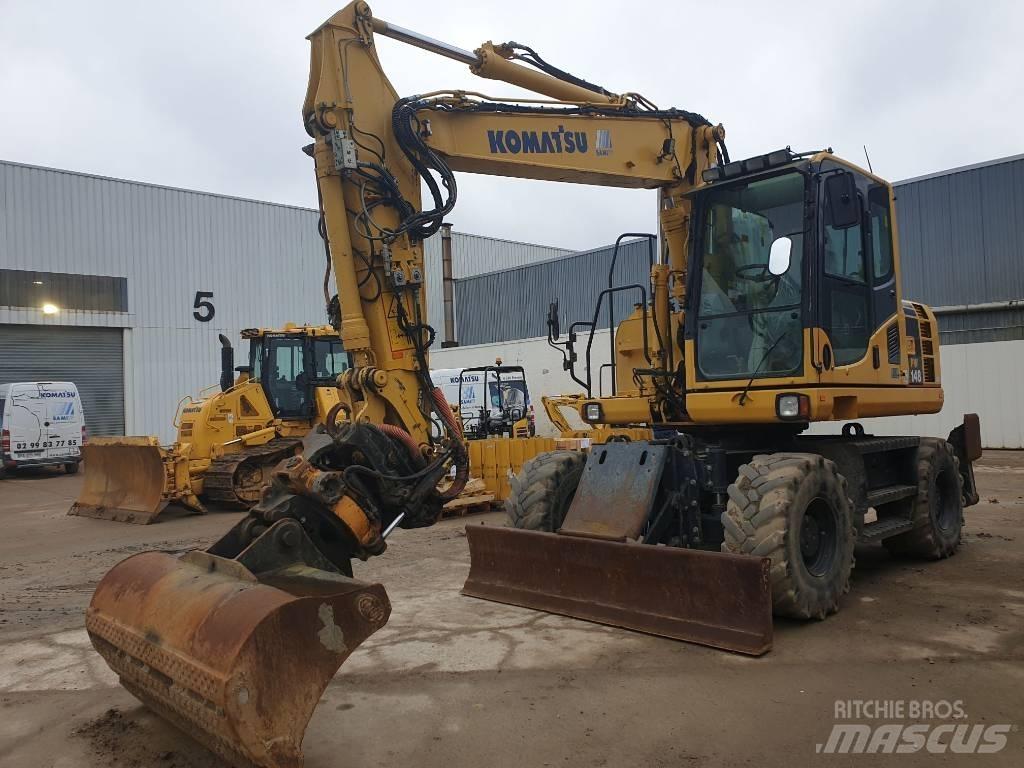 Komatsu PW148-8 Excavadoras de ruedas