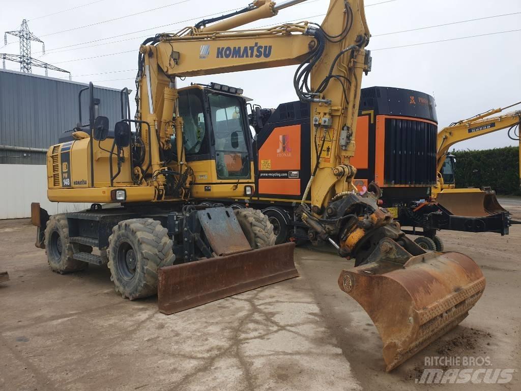 Komatsu PW148-8 Excavadoras de ruedas