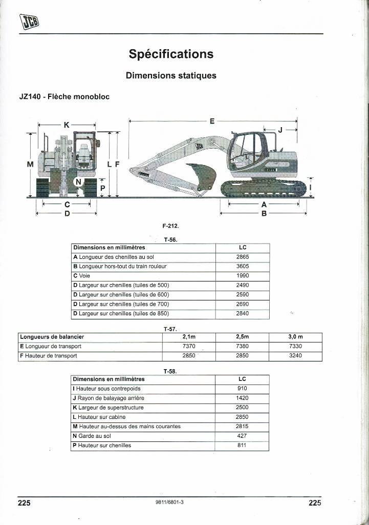 JCB JZ 140 D Excavadoras sobre orugas